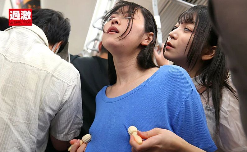 そんなこねくったら…イッちゃう！淫乱痴女に乳首痴漢されてレズイキ